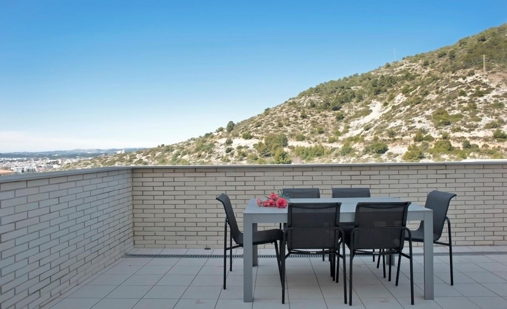 Duplex Moderno 3 Hab Parking, Vistas Al Mar Y Terraza Apartment ซีเจส ภายนอก รูปภาพ